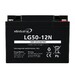 Bater�a Solar GEL 12V 50Ah | Ciclo Profundo LG50-12N
